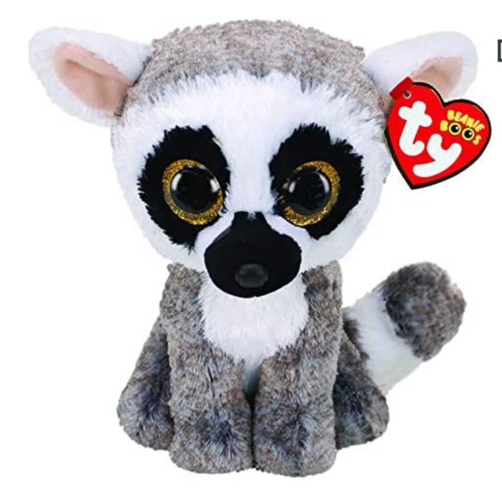 New Ty 6" Linus The Lemur
